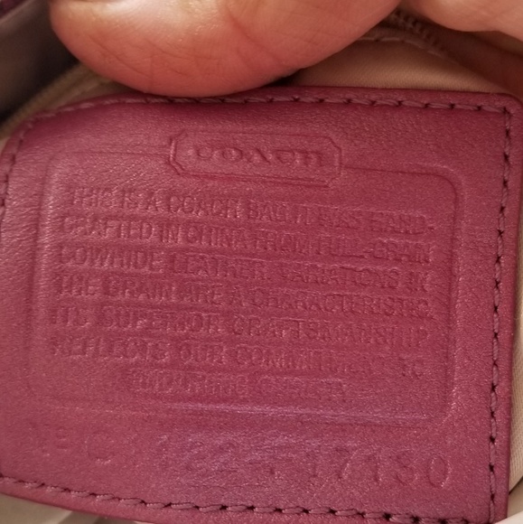 Vintage Coach Ashley Satchel - Rare Magenta C1182-F17130 - Picture 2 of 8